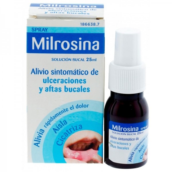 Milrosina Spray Nf Solucion Bucal 25ml