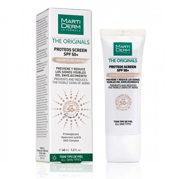 Martiderm Proteos Screen Spf 50+ Color Fluid Cream 40 ml