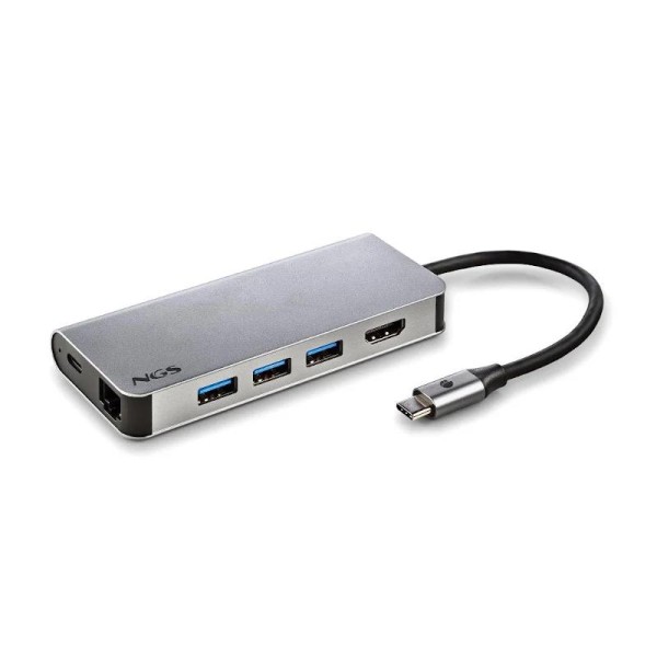 Ngs adaptador multipuerto usb-c  8 en 1